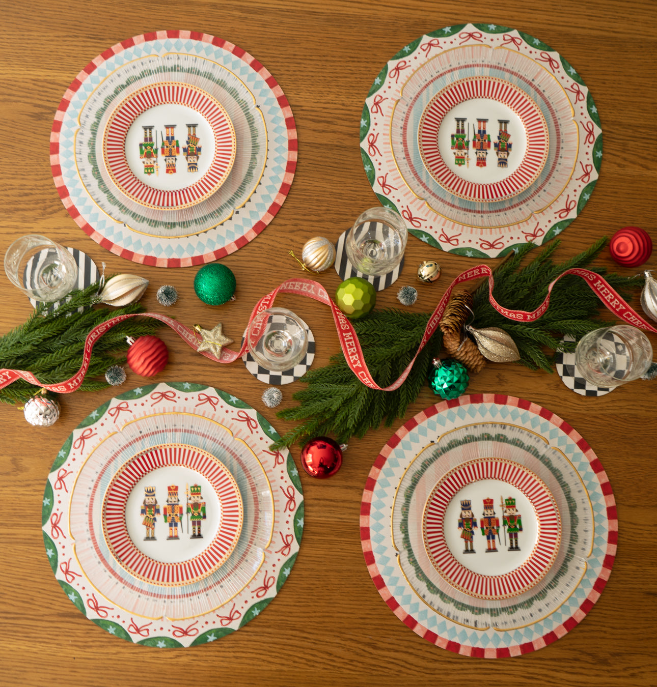 Porta platos Navidad