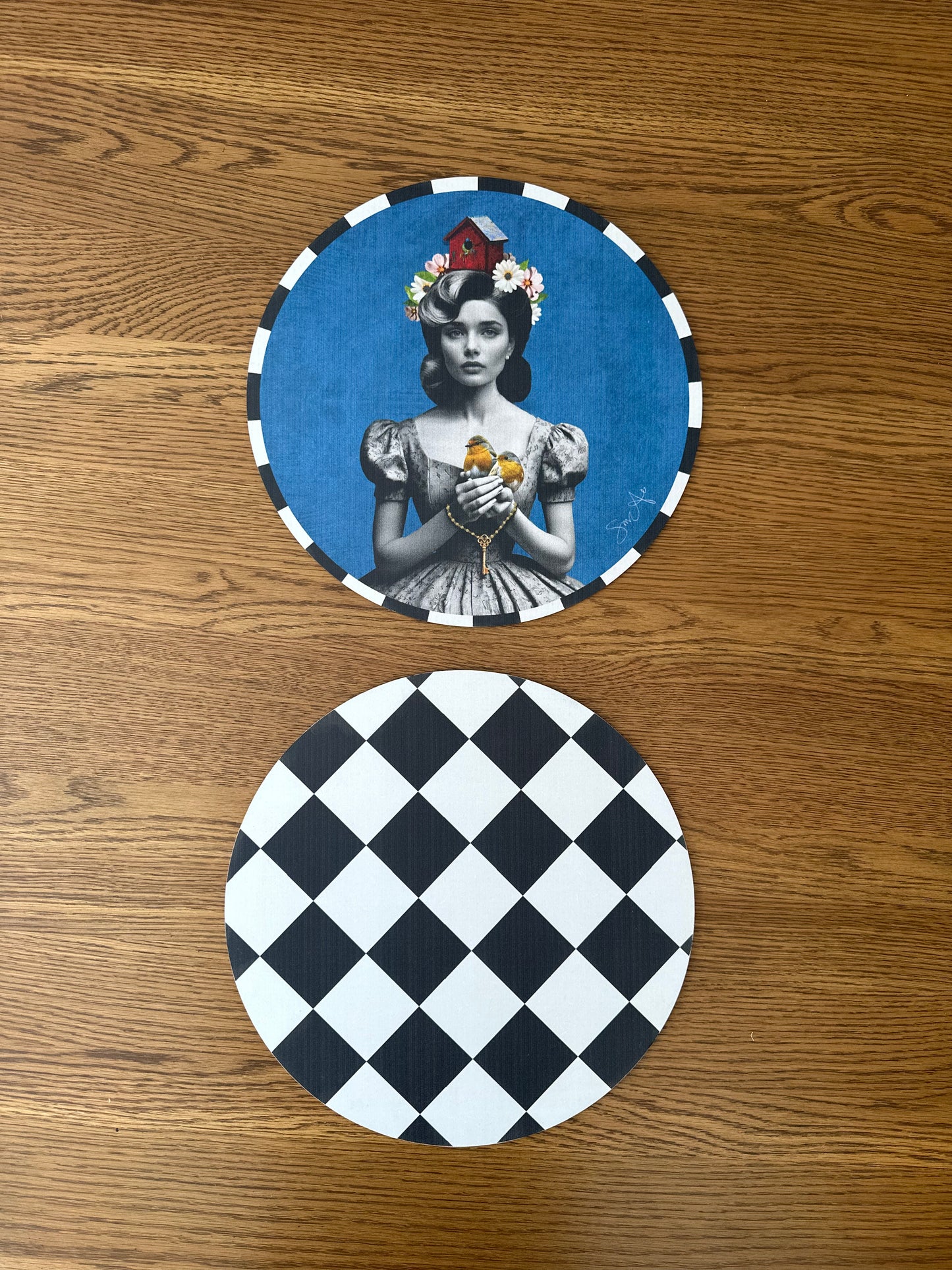 Set de 6 Porta Platos + 6 Porta Vasos