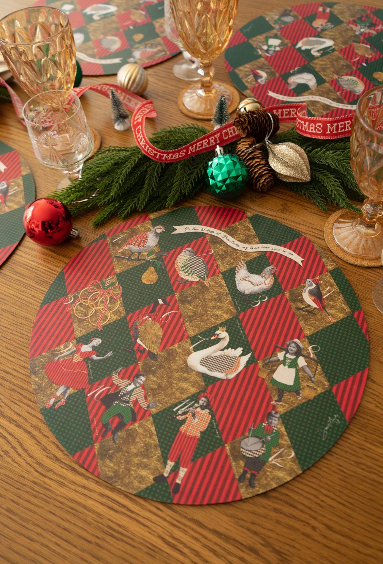 Porta platos Navidad