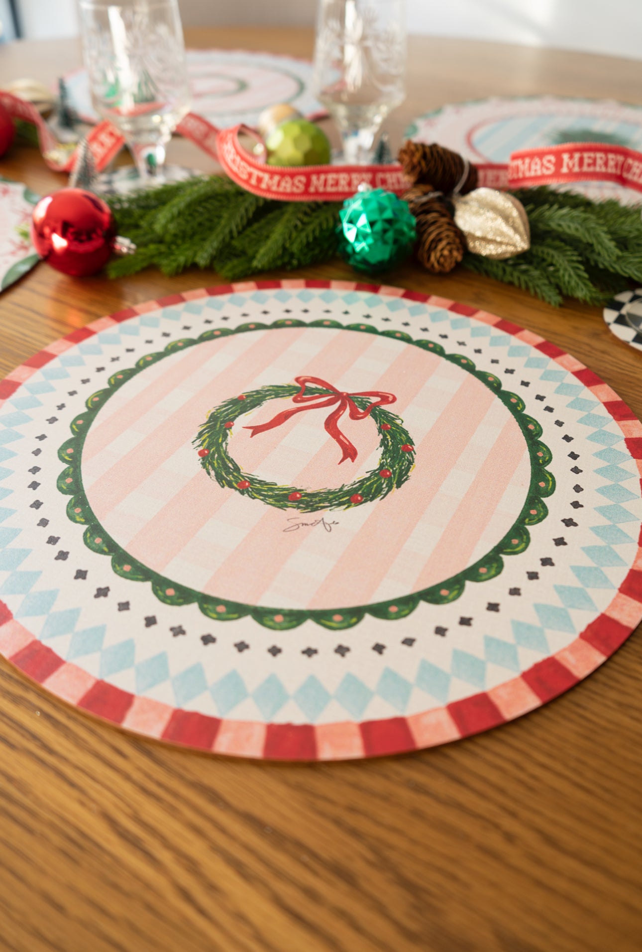 Porta platos Navidad