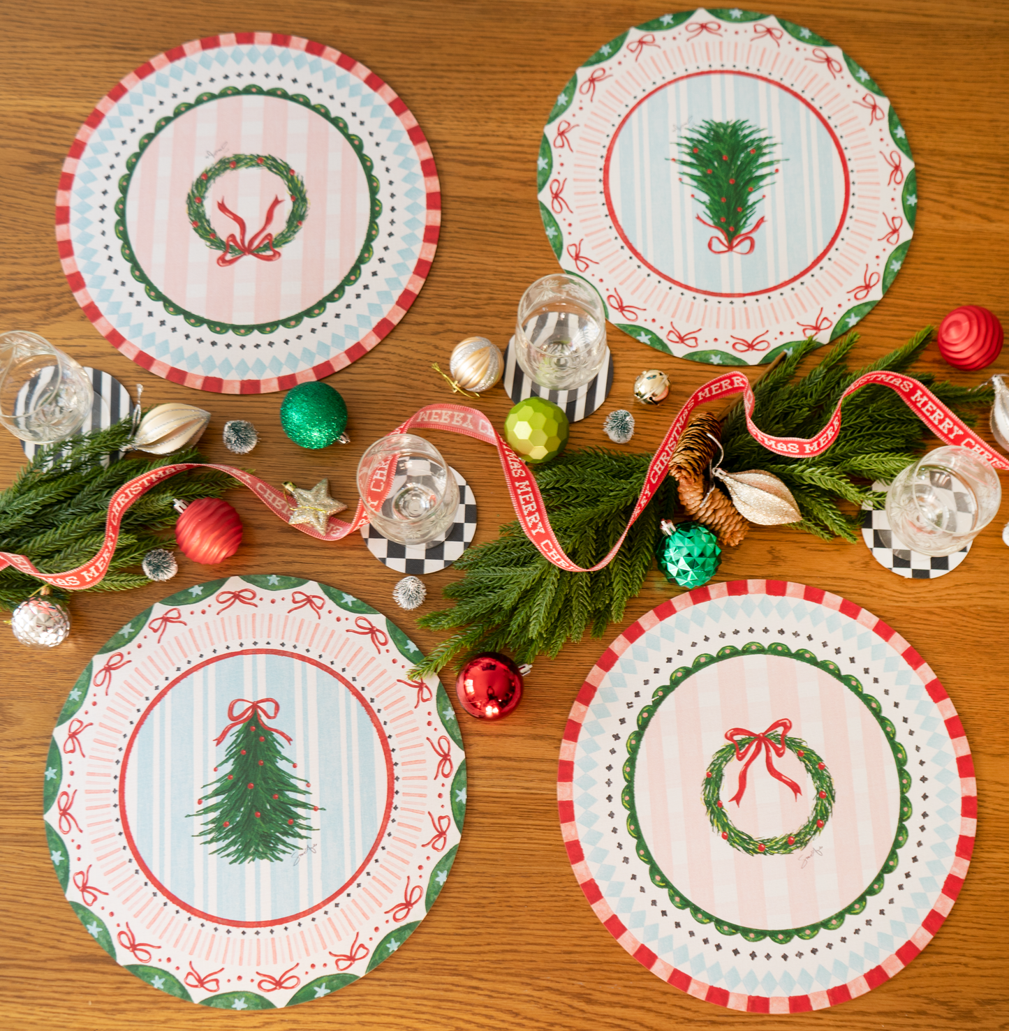 Porta platos Navidad