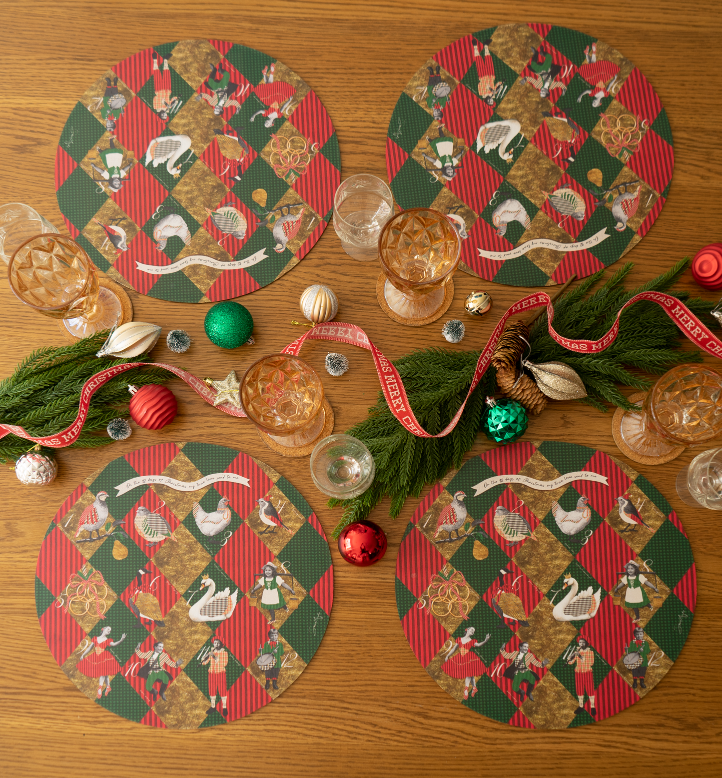 Porta platos Navidad